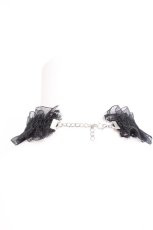 画像2: GOTH / チュールクロスチョーカー  黒 S-26-06-12-015-GO-TS-HR-ZS (2)
