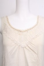 画像3: axes femme / 裾レースロングタンク  キナリ S-26-06-12-020-AX-TO-HR-ZS (3)