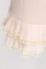 画像4: axes femme / 裾シフォンプリーツタンク  ベージュ S-26-06-12-023-AX-TO-HR-ZS (4)