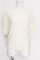 画像1: m petit by misako / TT*AOKシアートップス S アイボリー S-26-06-12-026-LO-TO-HR-ZS (1)