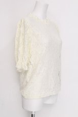 画像3: m petit by misako / TT*AOKシアートップス S アイボリー S-26-06-12-026-LO-TO-HR-ZS (3)
