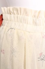画像3: axes femme / アネモネ柄パイピングスカート  オフ S-26-06-14-048-AX-SK-AS-ZT648 (3)