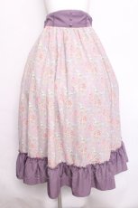 画像1: Kurumi Collaboration / グレイスフルコルセット風ロングスカート L ラベンダー S-26-06-14-052-LO-SK-HR-ZS (1)