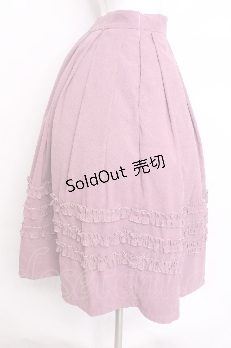 画像2: Forest Wardrobe / 森林のかご4.0 三段フリルスカート 2XL 紫 S-26-06-14-056-LO-OP-AS-ZS (2)