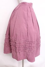 画像2: Forest Wardrobe / 森林のかご4.0 三段フリルスカート 2XL 紫 S-26-06-14-056-LO-OP-AS-ZS (2)