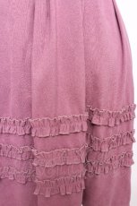 画像4: Forest Wardrobe / 森林のかご4.0 三段フリルスカート 2XL 紫 S-26-06-14-056-LO-OP-AS-ZS (4)