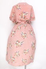 画像2: PINK HOUSE / ローズブーケプリントワンピース  ピンク S-26-06-14-020-LO-OP-AS-ZI (2)