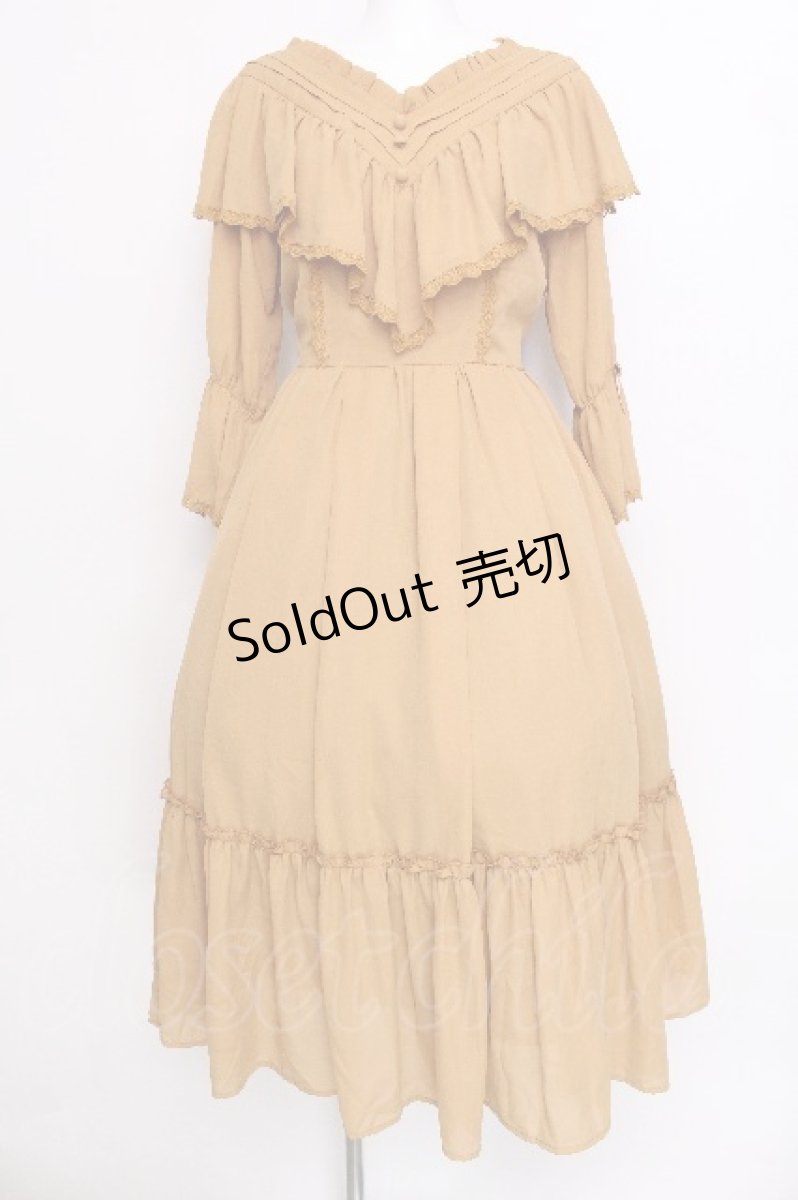 画像1: axes femme kawaii / シャルロットワンピース  からし S-26-06-14-032-AX-OP-HR-ZS (1)