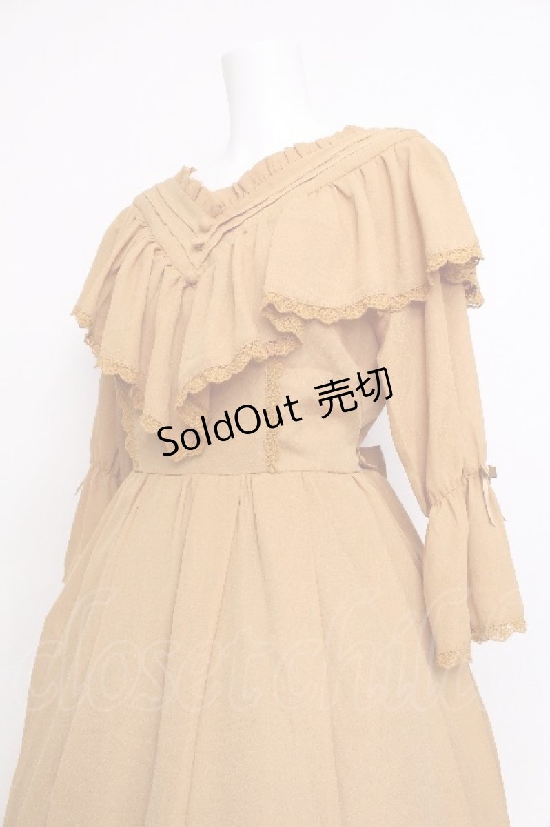画像3: axes femme kawaii / シャルロットワンピース  からし S-26-06-14-032-AX-OP-HR-ZS (3)