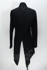画像2: BPN FOR MEN / 燕尾ブラウス  黒 S-26-06-15-046-GO-BL-AS-ZS (2)