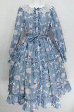 画像1: Melody BasKet / M’s pharmacyワンピース  サックス S-26-06-15-053-LO-OP-HR-ZS (1)