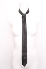 画像1: BPN FOR MEN / ネクタイ  黒Ｘ金 S-26-06-15-008-GO-ZA-AS-ZS (1)