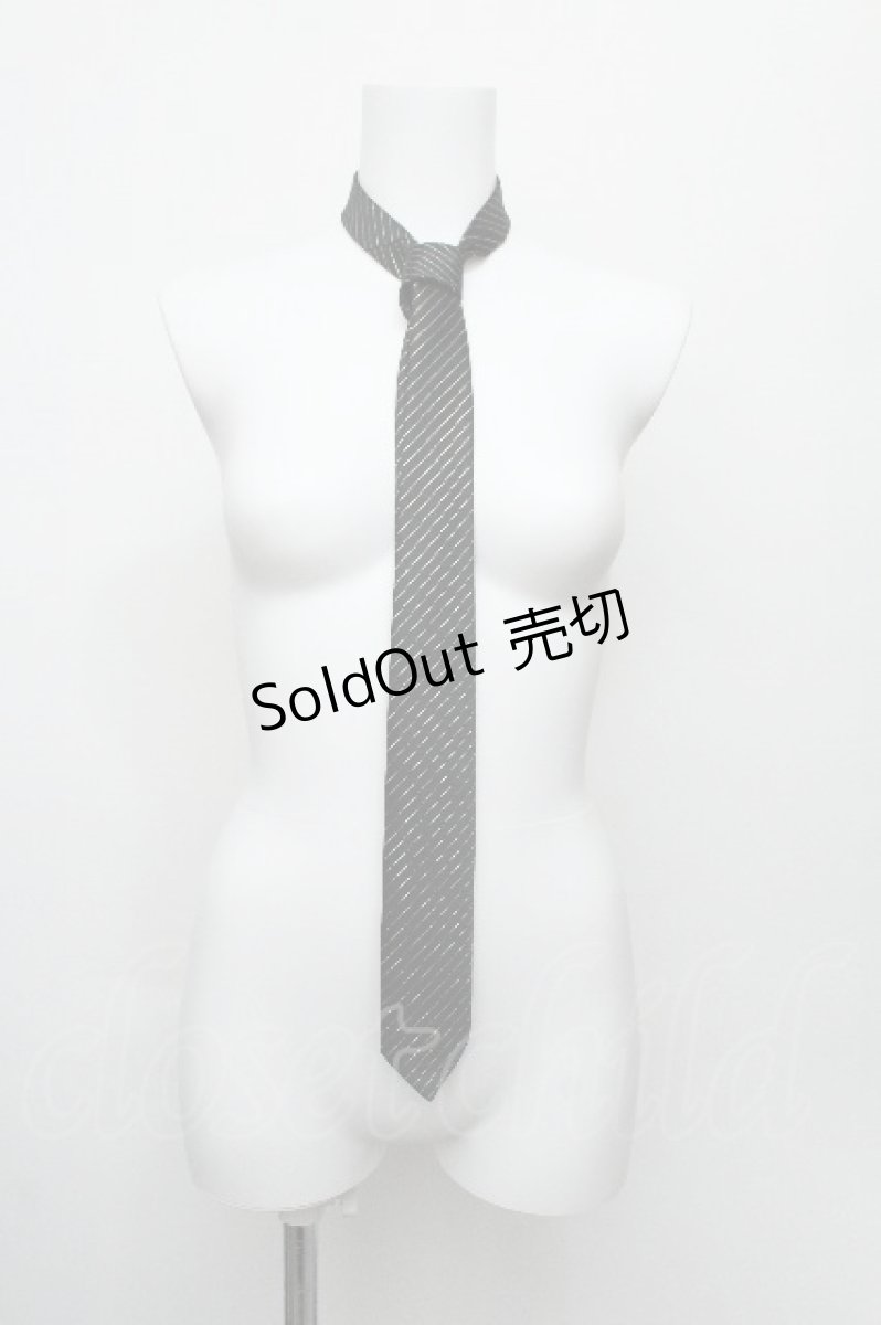 画像2: BPN FOR MEN / ネクタイ  黒Ｘ金 S-26-06-15-008-GO-ZA-AS-ZS (2)