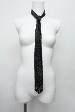 画像3: BPN FOR MEN / ネクタイ  黒Ｘ金 S-26-06-15-008-GO-ZA-AS-ZS (3)