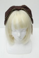 画像1: Chalmiere / チョコレート柄カチューシャ  ブラウン S-26-06-15-012-AX-AC-AS-ZS (1)