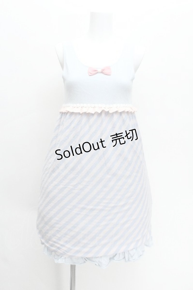 画像1: MILK / Cupcakeワンピース  サックスｘピンク S-26-06-16-031-ML-OP-HR-ZS (1)