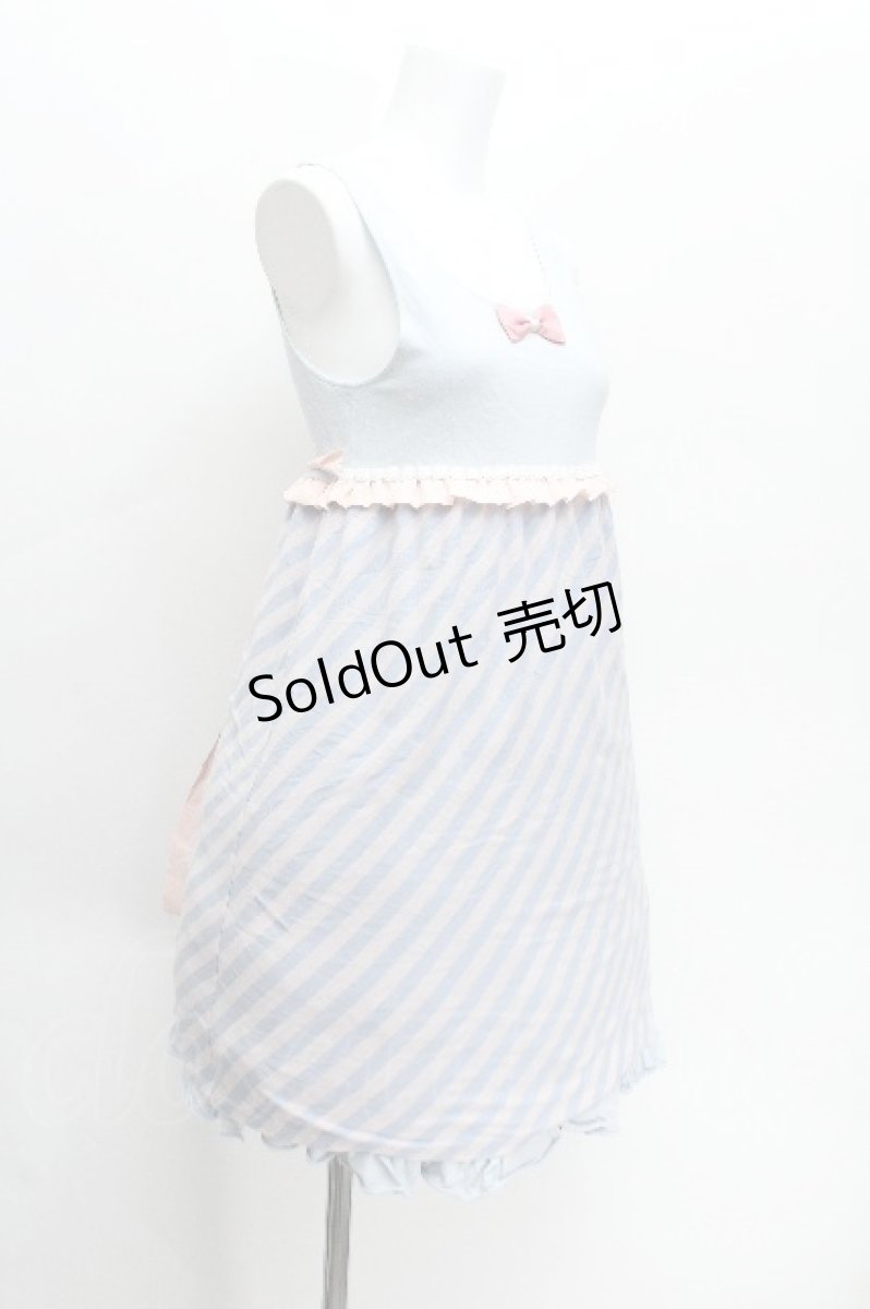 画像2: MILK / Cupcakeワンピース  サックスｘピンク S-26-06-16-031-ML-OP-HR-ZS (2)