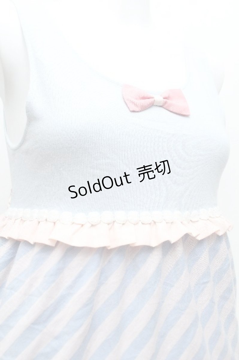 画像4: MILK / Cupcakeワンピース  サックスｘピンク S-26-06-16-031-ML-OP-HR-ZS (4)