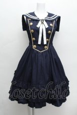 画像1: AND ROMEO / セーラーワンピース  紺 S-26-06-16-041-LO-OP-AS-ZS (1)
