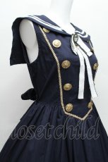 画像4: AND ROMEO / セーラーワンピース  紺 S-26-06-16-041-LO-OP-AS-ZS (4)