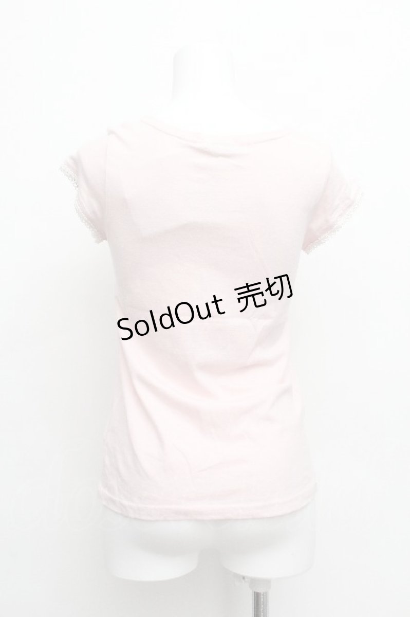画像3: MILK / カップケーキキャンドルTシャツ  ピンク S-26-06-16-009-ML-TO-HR-ZS (3)
