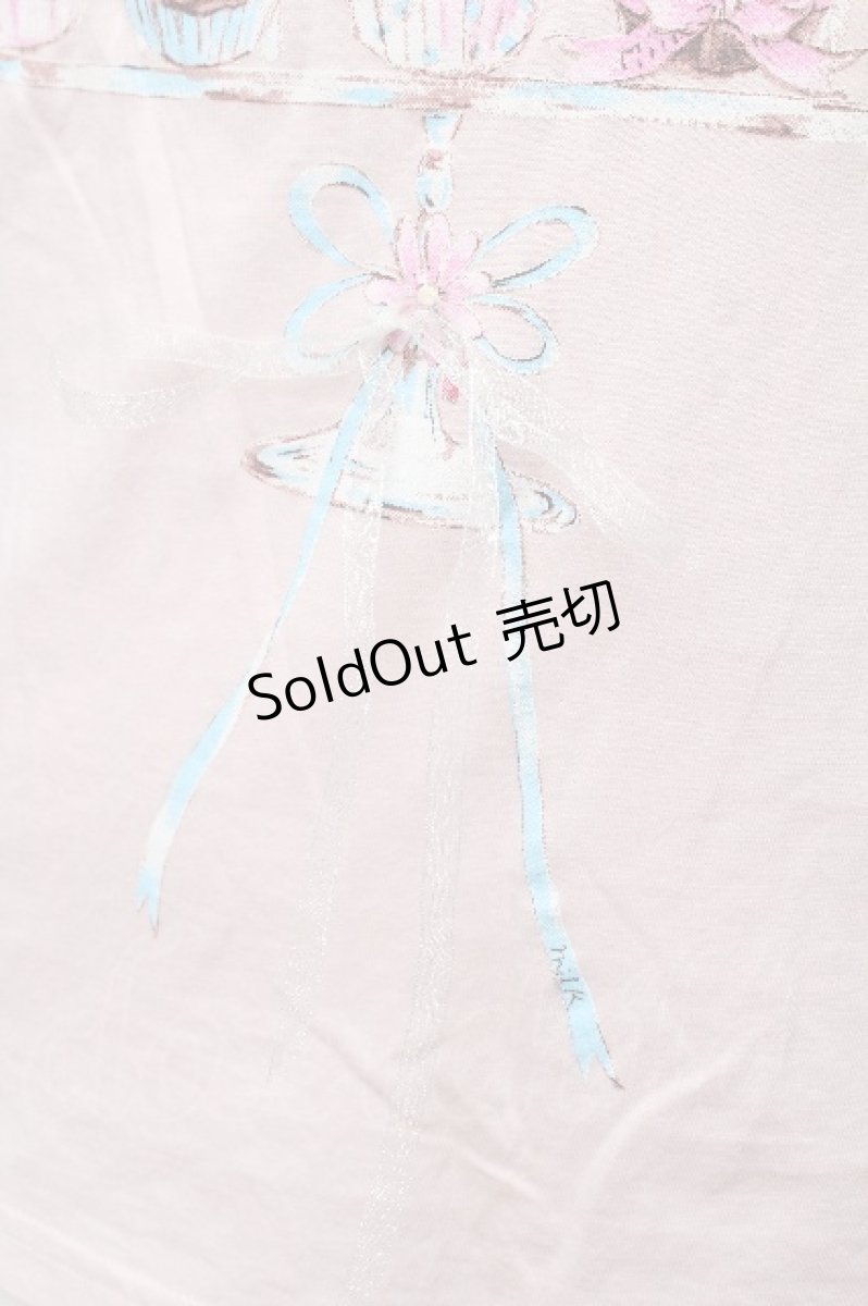 画像5: MILK / カップケーキキャンドルTシャツ  ピンク S-26-06-16-009-ML-TO-HR-ZS (5)