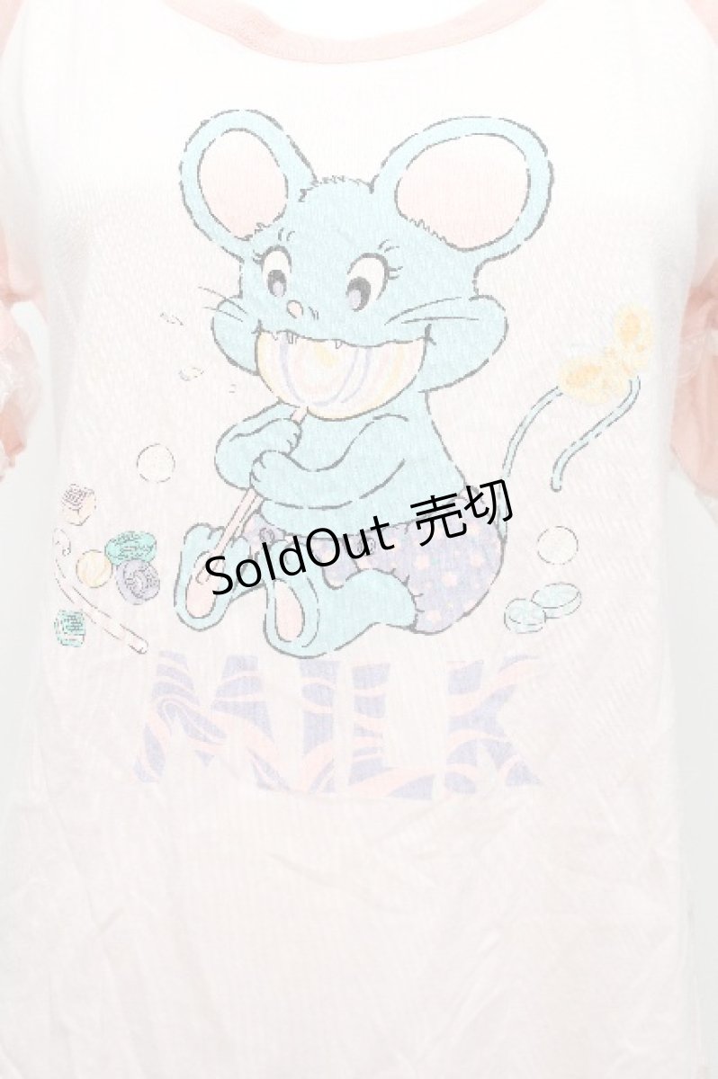 画像5: MILK / キャンディーマウスTops  ピンク S-26-06-16-010-ML-TO-HR-ZS (5)