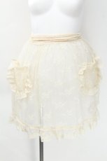 画像1: Eri Aino's collaboration / 愛野えり/マノンローズレースエプロン  オフ S-26-06-17-030-LO-SK-AS-ZS (1)