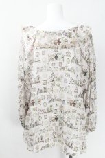 画像2: Franche Lippee / Hobbyroomブラウス 3L ピンク S-26-06-17-038-LO-BL-HR-ZS (2)