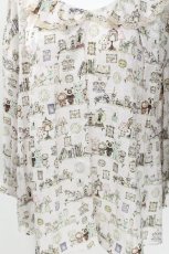 画像4: Franche Lippee / Hobbyroomブラウス 3L ピンク S-26-06-17-038-LO-BL-HR-ZS (4)
