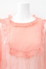 画像3: Franche Lippee / シフォンフリルトップス 3L ピンク S-26-06-17-040-LO-BL-HR-ZS (3)