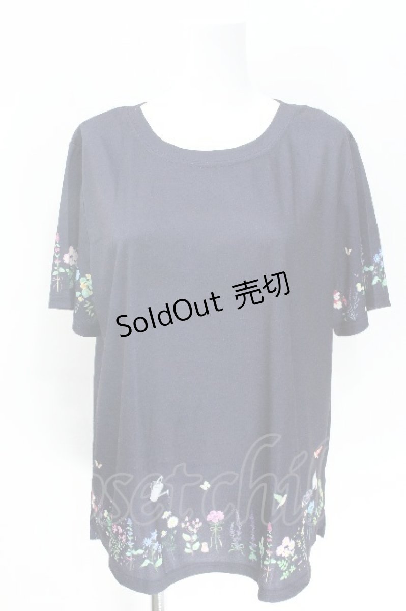 画像1: Franche Lippee / プリントTシャツ 3L 紺 S-26-06-17-047-LO-TO-HR-ZS (1)