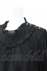 画像3: Franche Lippee / シフォンフリルプルオーバー FL5 黒 S-26-06-17-049-LO-TO-HR-ZS (3)