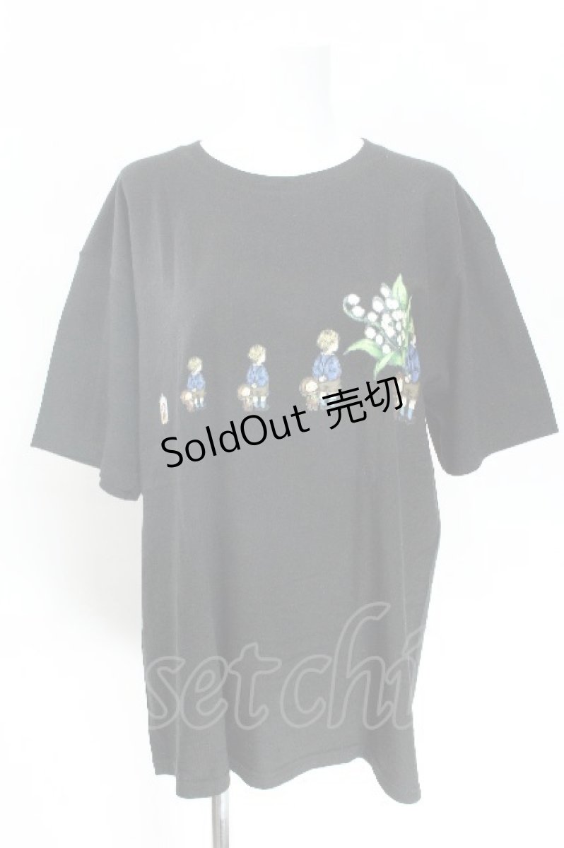 画像1: Franche Lippee / プリントTシャツ 3L 黒 S-26-06-17-050-LO-TO-HR-ZS (1)