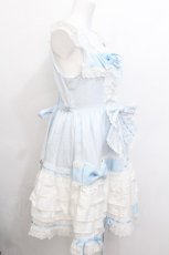 画像3: BABY,THE STARS SHINE BRIGHT / Amandineジャンパースカート  サックス S-26-06-17-053-BA-OP-AS-ZS (3)