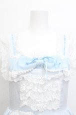 画像4: BABY,THE STARS SHINE BRIGHT / Amandineジャンパースカート  サックス S-26-06-17-053-BA-OP-AS-ZS (4)