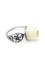 画像2: Q-pot. / シュガリーティースプーンリング  シルバー S-26-06-17-009-QP-AC-HR-ZS (2)