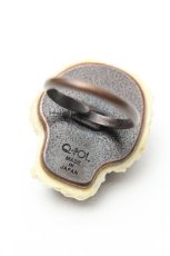 画像3: Q-pot. / スカルチョコレートリング  ブラウン S-26-06-17-011-QP-AC-HR-ZS (3)