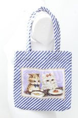 画像1: Franche Lippee / Textile art in BAG  パープル S-26-06-17-017-LO-BG-HR-ZS (1)