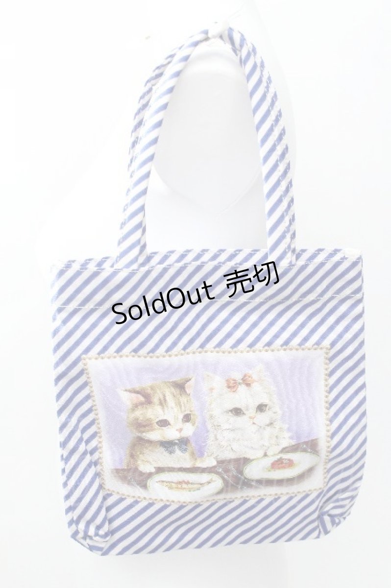 画像2: Franche Lippee / Textile art in BAG  パープル S-26-06-17-017-LO-BG-HR-ZS (2)