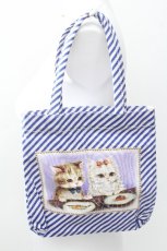 画像2: Franche Lippee / Textile art in BAG  パープル S-26-06-17-017-LO-BG-HR-ZS (2)