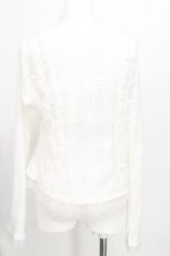 画像2: DimMoire / 荊棘リボンタイブラウス M 白 S-26-06-18-003-PU-OP-HR-ZS (2)