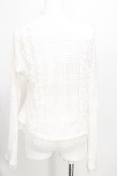 DimMoire / 荊棘リボンタイブラウス M 白 S-26-06-18-003-PU-OP-HR-ZS