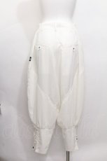 画像2: Ozz conte / 魔法陣ptサルエルパンツ  白 S-26-06-18-040-OO-PA-AS-ZS (2)