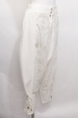 画像3: Ozz conte / 魔法陣ptサルエルパンツ  白 S-26-06-18-040-OO-PA-AS-ZS (3)