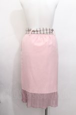 画像2: Swankiss / チェックベルト付レースアップチェックスカート  ピンク S-26-06-18-045-LO-SK-HR-ZS (2)