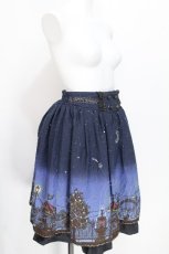 画像3: axes femme / ロマンティック星空スカート  ブルー S-26-06-18-049-AX-SK-HR-ZS (3)
