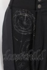 画像4: Ozz conte / 魔法陣ptサルエルパンツ  黒 S-26-06-18-058-OO-PA-AS-ZS (4)