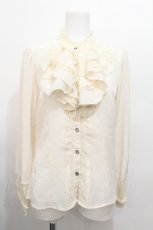 画像1: axes femme / ラッフル使いフリルブラウス  オフ S-26-06-18-009-AX-BL-HR-ZS (1)