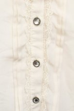 画像5: axes femme / ラッフル使いフリルブラウス  オフ S-26-06-18-009-AX-BL-HR-ZS (5)